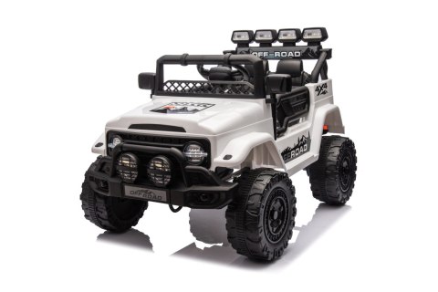 AUto na akumulator Pojazd Off-Road CLIMBER Biały 4x4