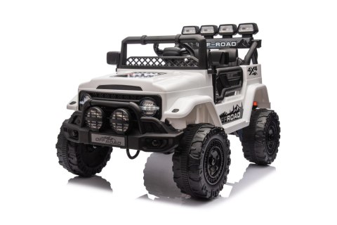 AUto na akumulator Pojazd Off-Road CLIMBER Biały 4x4