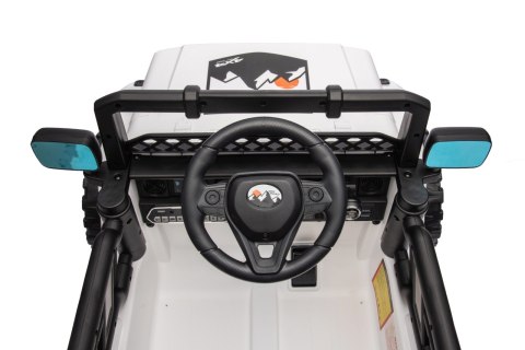 AUto na akumulator Pojazd Off-Road CLIMBER Biały 4x4