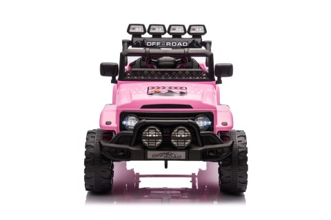 Auto dla dziecka terenowe 4x4 Pojazd Off-Road CLIMBER Różowy