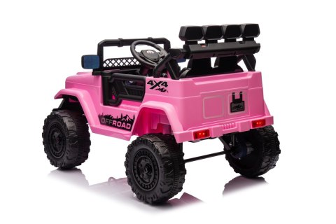 Auto dla dziecka terenowe 4x4 Pojazd Off-Road CLIMBER Różowy