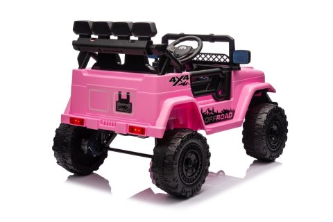 Auto dla dziecka terenowe 4x4 Pojazd Off-Road CLIMBER Różowy