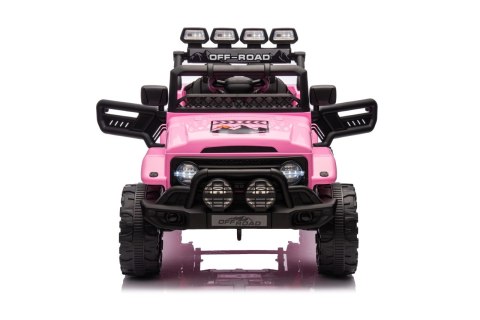 Auto dla dziecka terenowe 4x4 Pojazd Off-Road CLIMBER Różowy