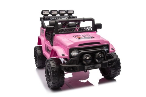 Auto dla dziecka terenowe 4x4 Pojazd Off-Road CLIMBER Różowy