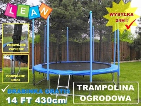 TRAMPOLINA 430cm 14FT SIATKA WEWNĘTRZNA NOWY MODEL