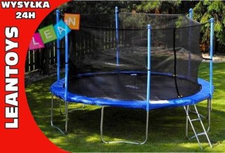 TRAMPOLINA 365cm SIATKA WEWNĘTRZNA 12FT +POKROWIEC