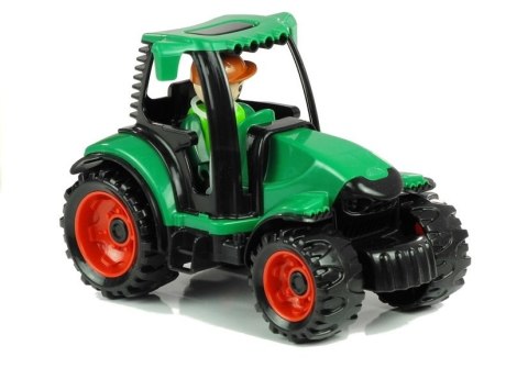 Zielony Traktor z Figurką Pojazd Rolniczy 01624