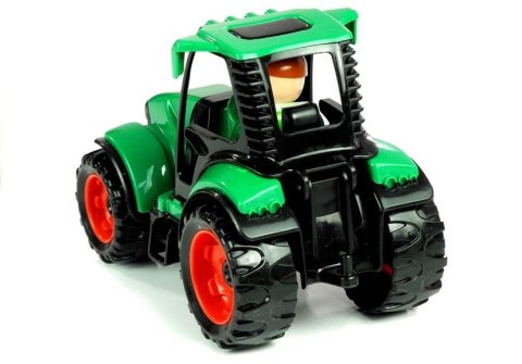 Zielony Traktor z Figurką Pojazd Rolniczy 01624