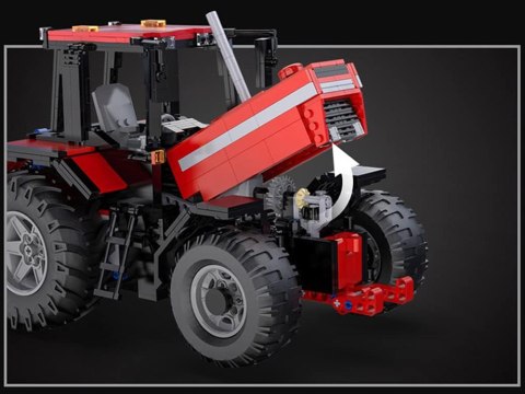 Duży Zestaw klocków 1675-ele 1:17 Traktor + pług Zdalnie sterowany ZA5251