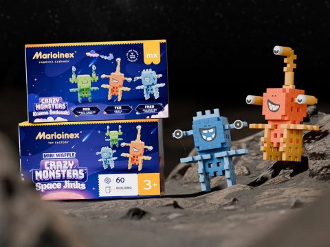 Marioinex Klocki mini Crazy Monsters Space Jinks kosmos 60ele ZA5490