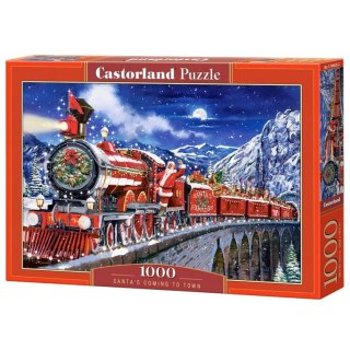 Puzzle świąteczne 1000-elementów Santa's Coming to Town