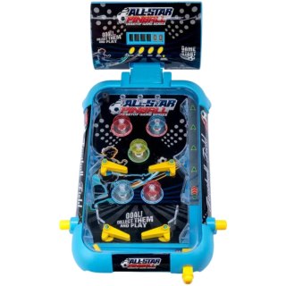 Mini Pinball Gra Zręcznościowa Flipper Stół Kulka Światła Muzyka Licznik