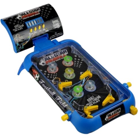 Mini Pinball Gra Zręcznościowa Flipper Stół Kulka Światła Muzyka Licznik