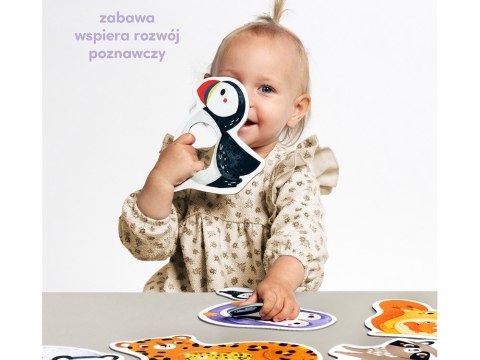 CzuCzu Pierwsze puzzle Mama i ja 18+mies. 22 elementy zwierzątkaZA5557