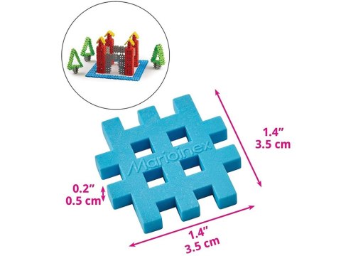 Marioinex Klocki kreatywne mini wafle 140 ele Konstruktor ZA5492