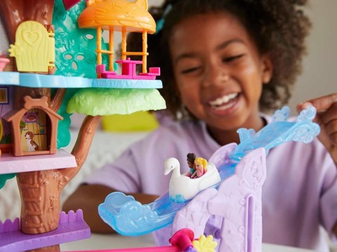 Mattel Polly Pocket Uroczy Domek na drzewie + laleczki zwierzątka ZA5529