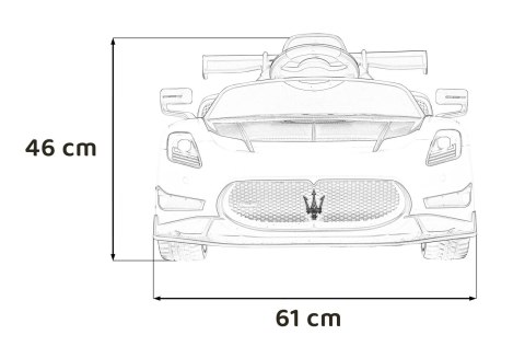 Auto na akumulator maserati mc20 gt2 ekoskóra eva bluetooth wolny start