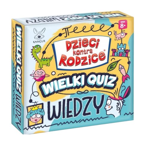 Gra Edukacyjna "Dzieci Kontra Rodzice. Wielki Quiz Wiedzy" Zagadki Pytania