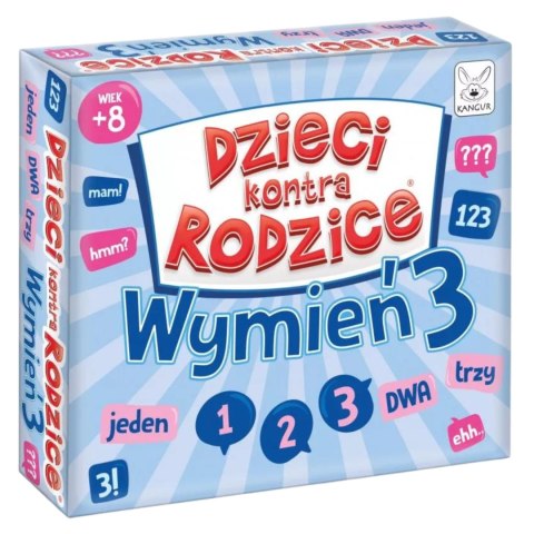 Gra Rodzinna "Dzieci Kontra Rodzice. Wymień 3" Dynamiczna Rozgrywka