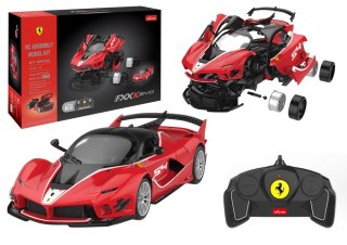 Klocki Konstrukcyjne Auto Rastar 1:18 Ferrari FXXK EVO Czerwone 88 Elementów