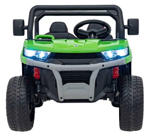 Elektryczny UTV farmer dla dzieci Ciągnik rolniczy 6x6, dla 2 dzieci, 180 W, 12 V, premium, zielony