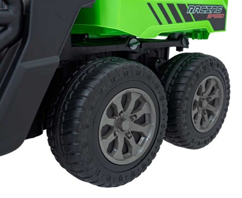 Elektryczny UTV farmer dla dzieci Ciągnik rolniczy 6x6, dla 2 dzieci, 180 W, 12 V, premium, zielony