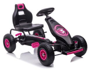 DUŻY GOKART NA PEDAŁY SUPER POWER 5, POMPOWANE KOŁA/G18