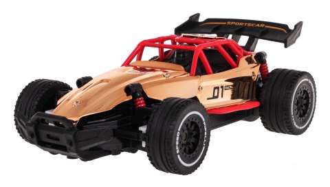 Metalowe Autko RACING 01 Złote R/C