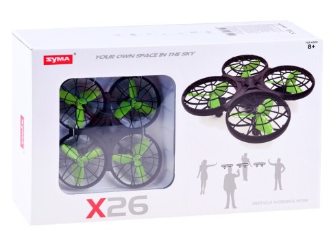 Dron Syma X26 z sensorem przeszkód Zdalnie sterowana zabawka RC0545