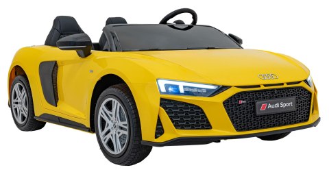 Pojazd Audi Spyder R8 LIFT STRONG Żółty