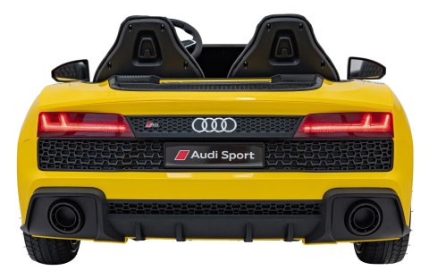 Pojazd Audi Spyder R8 LIFT STRONG Żółty