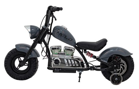 Pojazd Motorek Chopper Warrior Szary