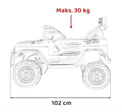 Pojazd Off-Road CLIMBER Zielony