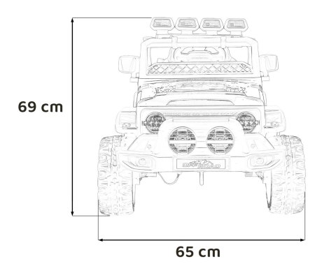 Pojazd Off-Road CLIMBER Zielony