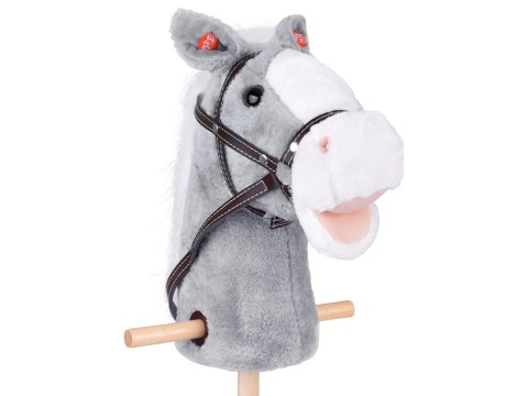 Hobby Horse Koń na patyku Dźwięk galopu i rżenia + ruchomy pysk ZA5442