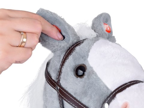 Hobby Horse Koń na patyku Dźwięk galopu i rżenia + ruchomy pysk ZA5442