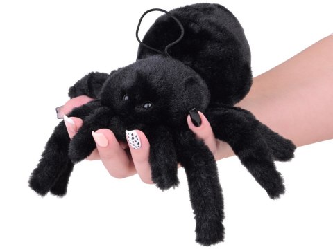 Maskotka pluszowy czarny pająk Tarantula 15cm 14112