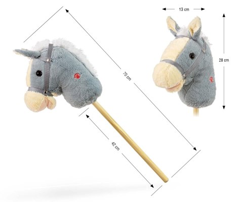 Milly Mally Hobby Koń na Kiju Grey