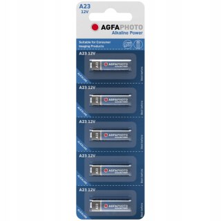 5x BATERIA ALARMOWA AGFAPHOTO A23 LR23A 12V ALKALI