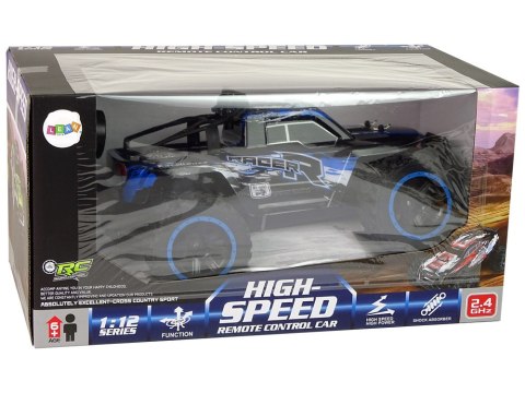 Auto Terenowe Off-Road R/C 2.4 G Amortyzatory 1:12 Niebieskie