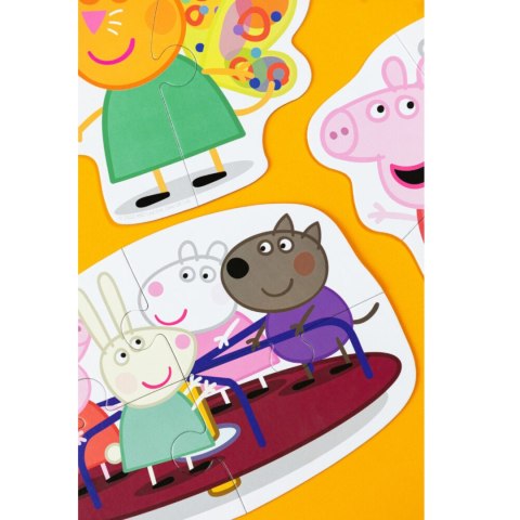 PUZZLE 3w1 "ŚWINKA PEPPA" PEPPA PIG 3 UKŁADANKI W JEDNYM OPAKOWANIU