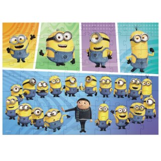 PUZZLE MINIONS MINIONKI 80 ELEMENTÓW KOLOROWA I WESOŁA UKŁADANKA DLA DZIECI