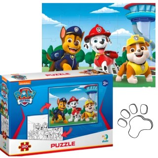 PUZZLE PSI PATROL 2w1 UKŁADANKA I KOLOROWANKA W JEDNYM DLA NAJMŁODSZYCH