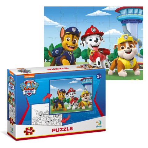 PUZZLE PSI PATROL 2w1 UKŁADANKA I KOLOROWANKA W JEDNYM DLA NAJMŁODSZYCH