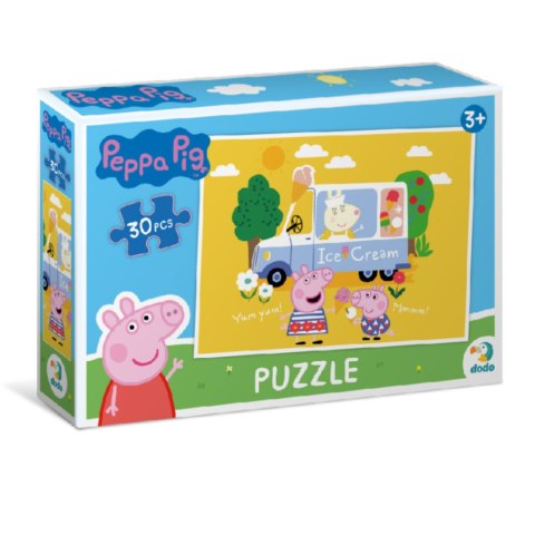 PUZZLE ŚWINKA PEPPA 30 ELEMENTÓW UROCZA PRZYGODA DLA MALUCHÓW UKŁADANKA