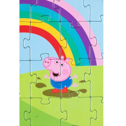 PUZZLE ŚWINKA PEPPA 60 ELEMENTÓW PEPPA PIG UKŁADANKA DLA NAJMŁODSZYCH