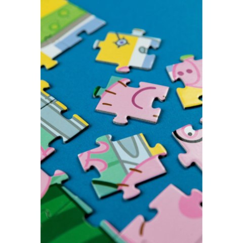 PUZZLE ŚWINKA PEPPA W KUCHNI 60 ELEMENTÓW DO UŁOŻENIA DLA NAJMŁODSZYCH