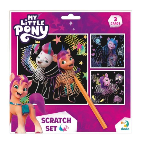 ZDRAPKA ARTYSTYCZNA MY LITTLE PONY MALOWANIE METODĄ SCRATCH DLA DZIECI