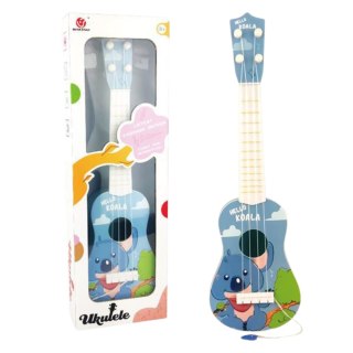 UKULELE GITARA DZIECIĘCA INSTRUMENT MUZYCZNY MIĘKKIE STRUNY MUZYKA