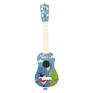 UKULELE GITARA DZIECIĘCA INSTRUMENT MUZYCZNY MIĘKKIE STRUNY MUZYKA